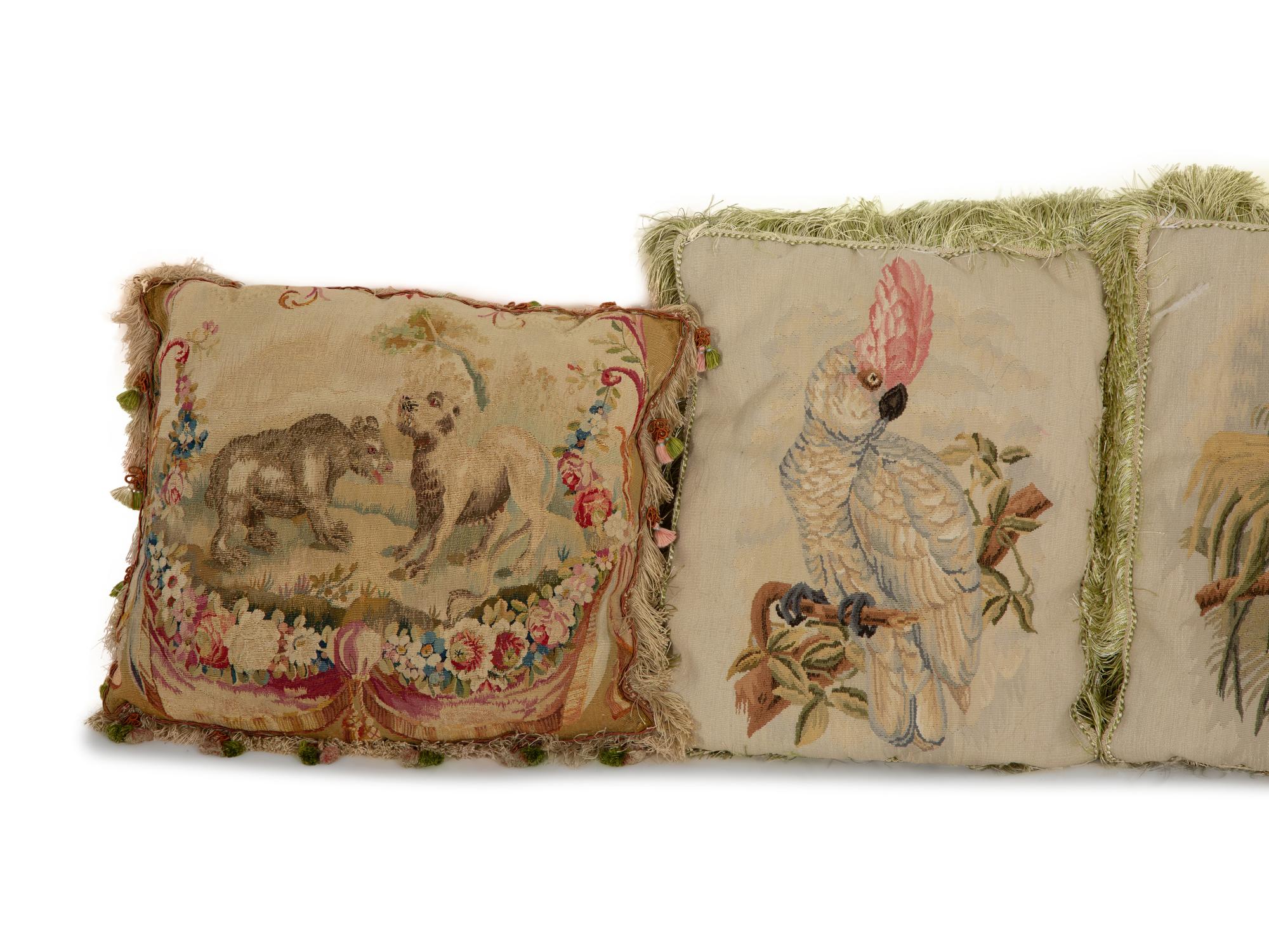 A Group of Four Pillows — 20th Century