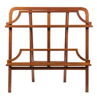 An English Mahogany Easel Stand Height 58 x width 55 1/4 inches. — 19TH CENTURY