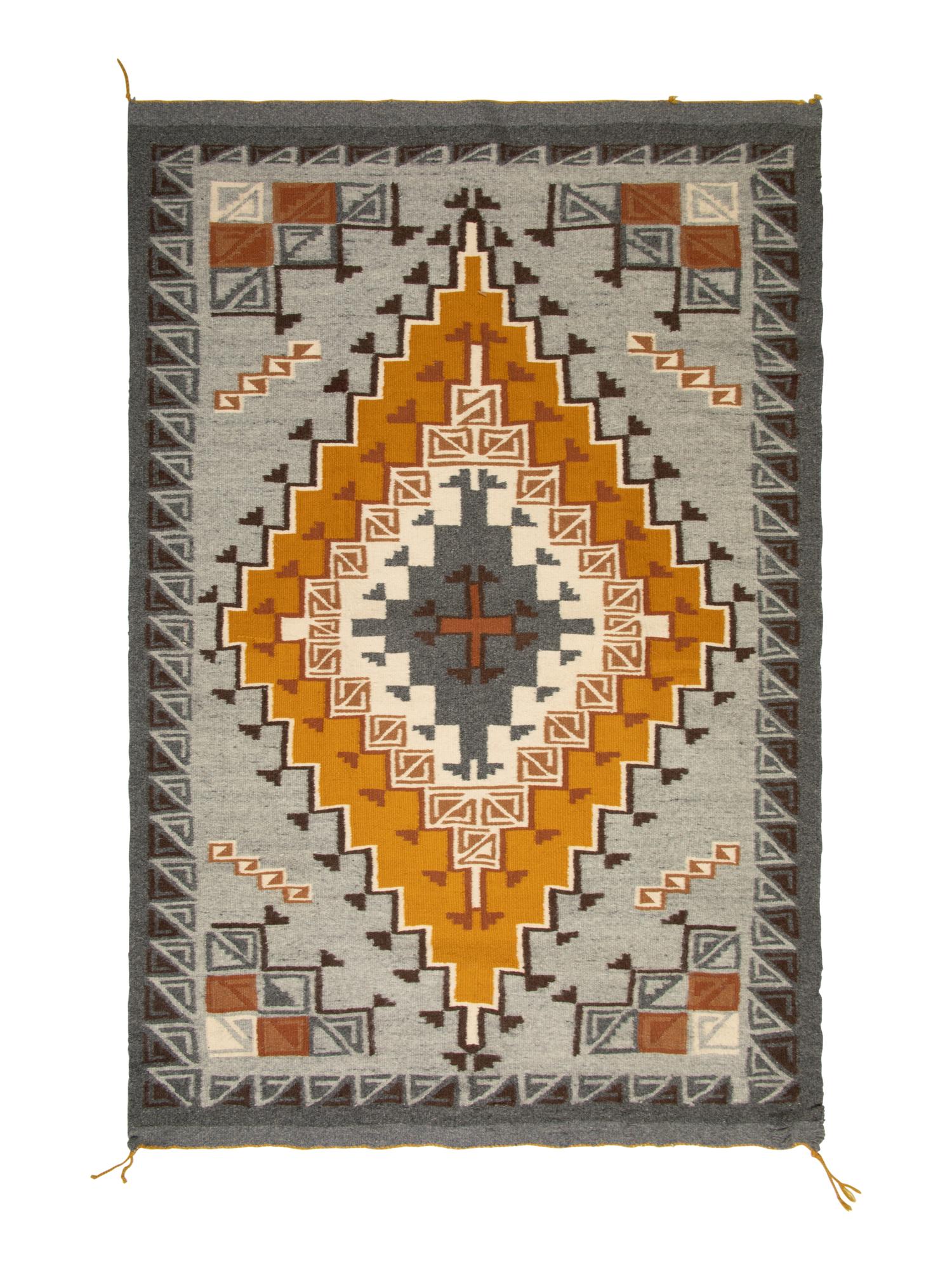 Navajo Two Grey Hills Weavings / Rugs