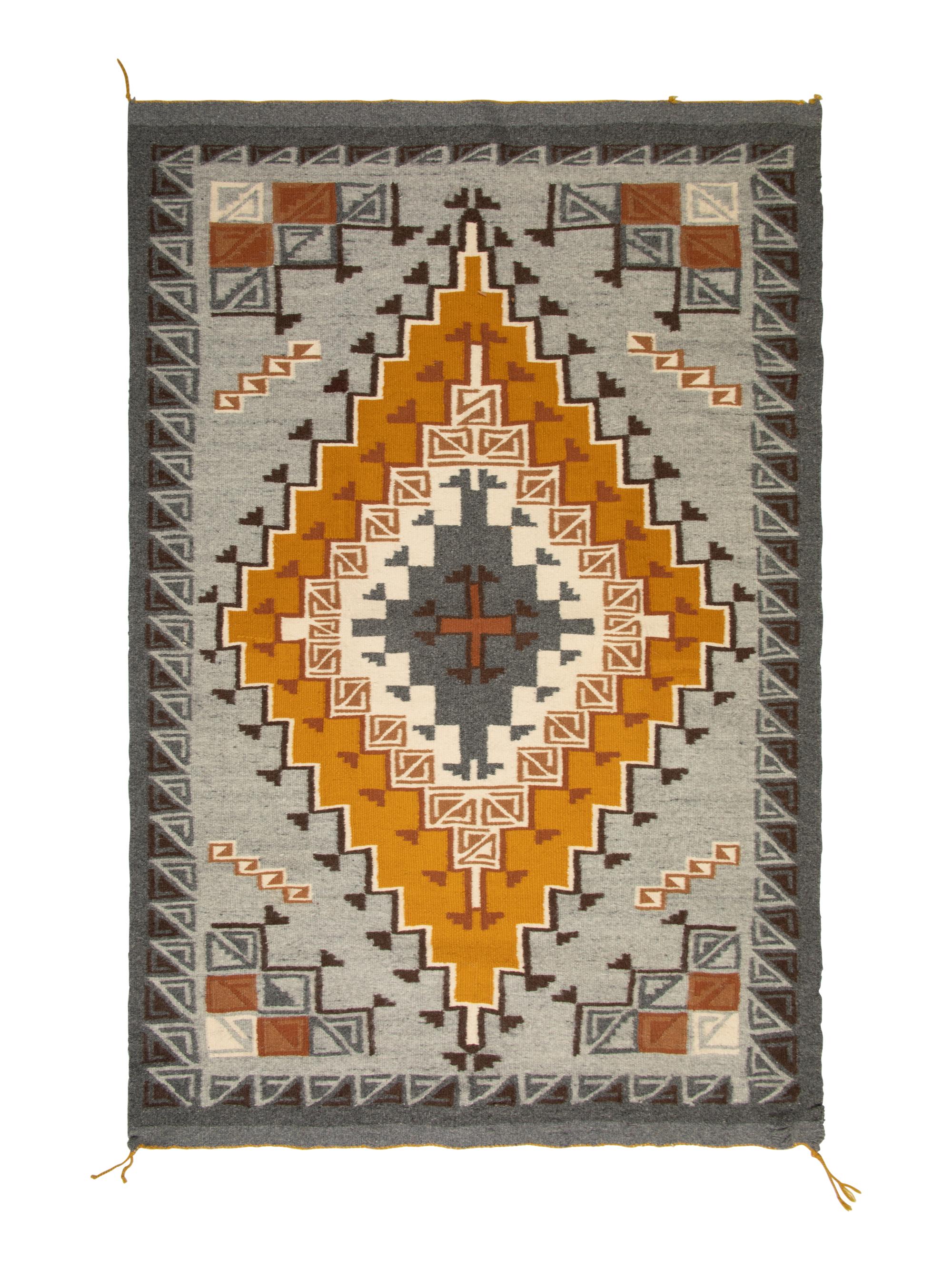 Navajo Two Grey Hills Weavings / Rugs