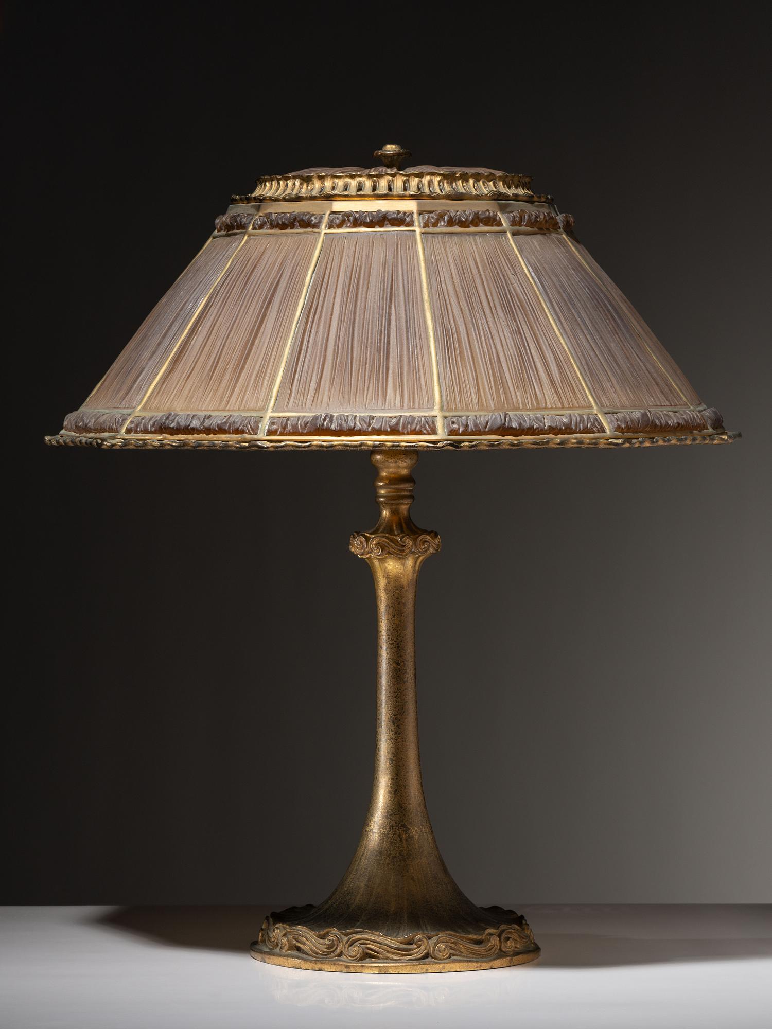 Linenfold Table Lamp
