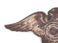 A Cast Iron Spread Winged Eagle Target