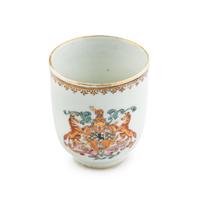A Group of Chinese Export Armorial Porcelain Articles