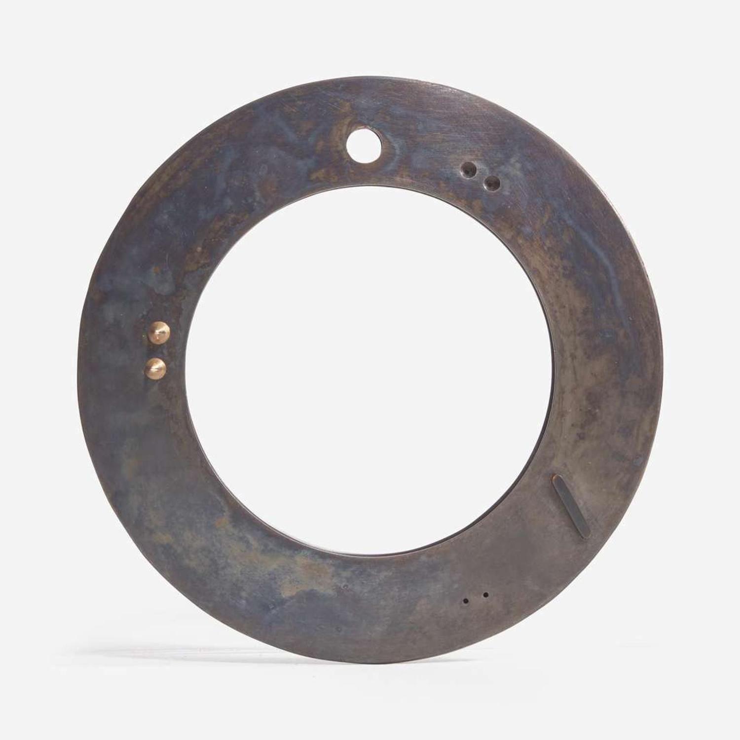 Karl Bungerz (American, b. 1954) Steel and Gold Bangle Bracelet, USA, circa 1980