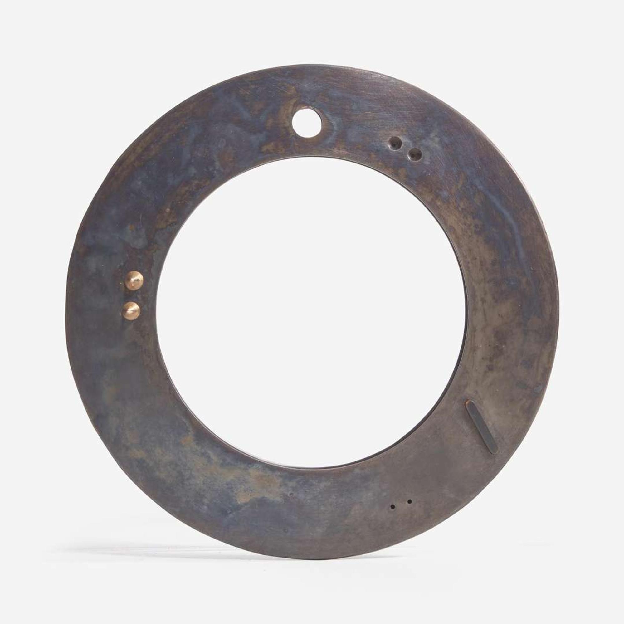 Karl Bungerz (American, b. 1954) Steel and Gold Bangle Bracelet, USA, circa 1980