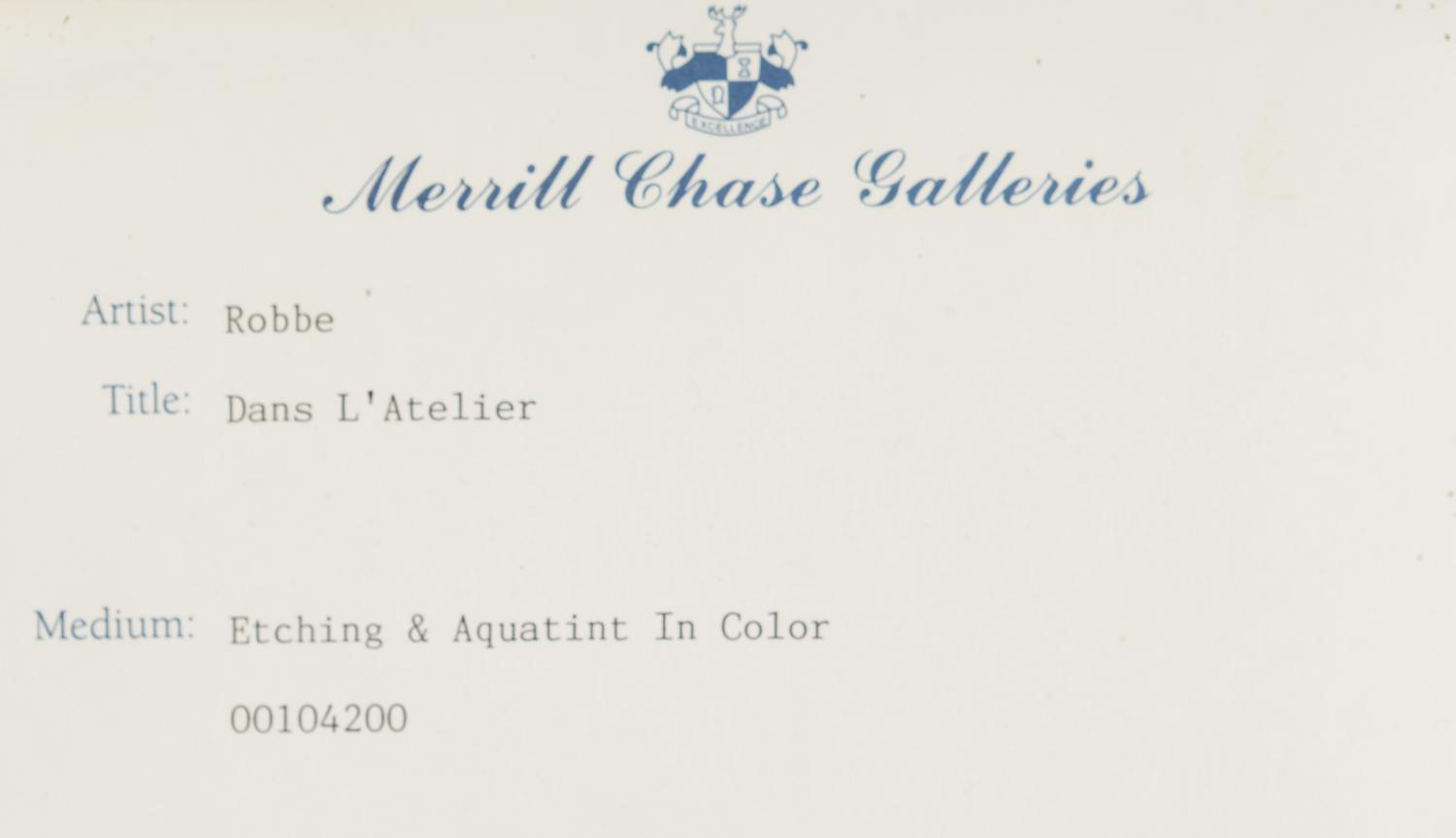 Dans l'atelier , c. 1907