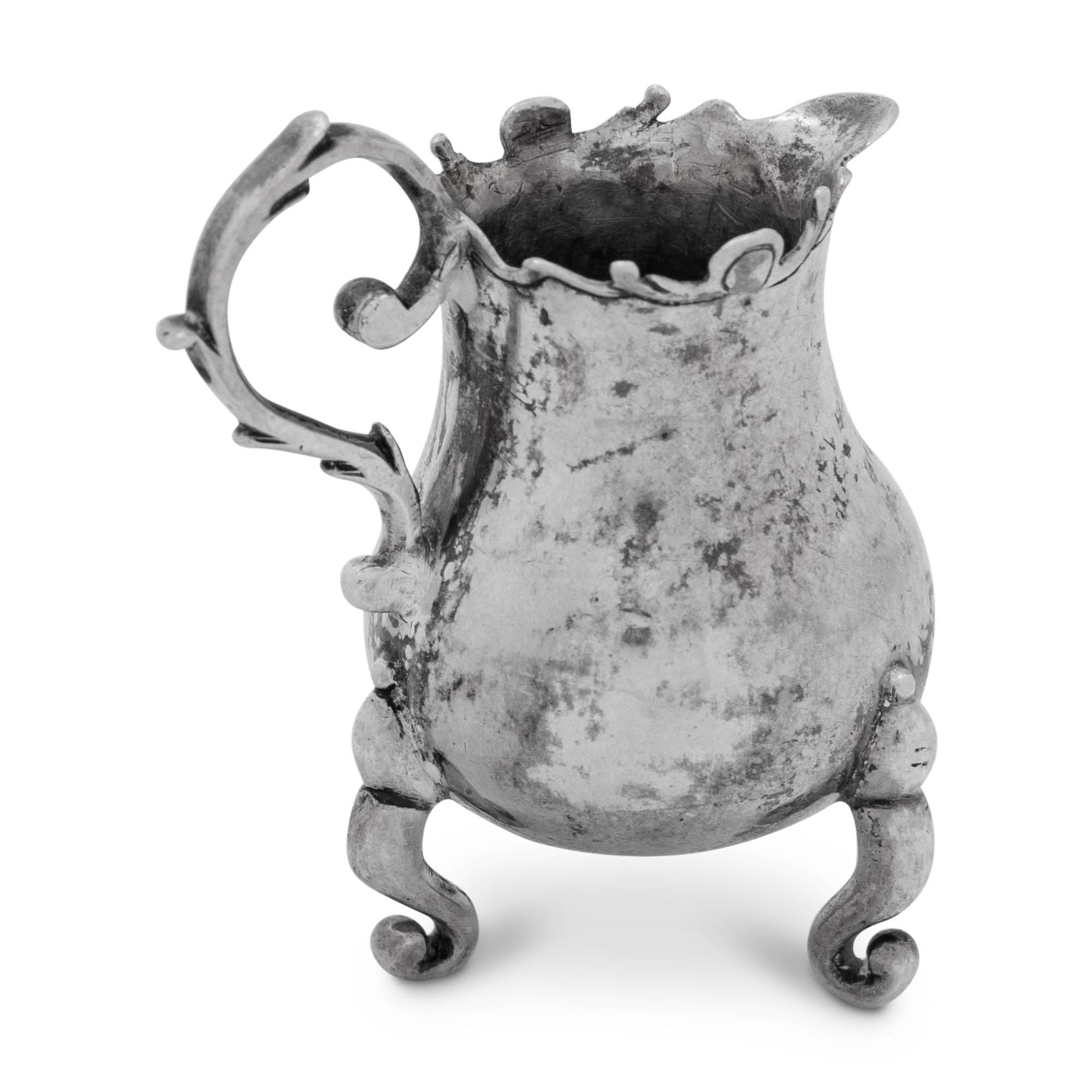 A Dutch Miniature Silver Cream Jug