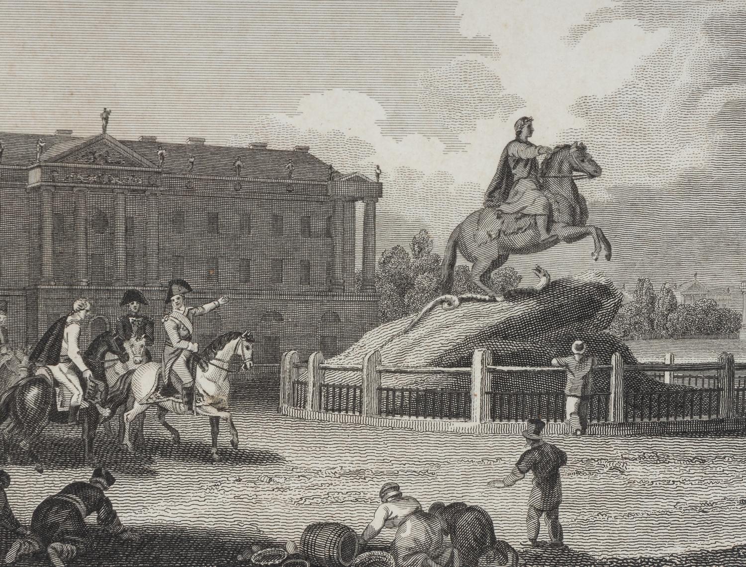 The Great Square of St. Petersburgh: with the Colossal Statue of the Czar Peter I