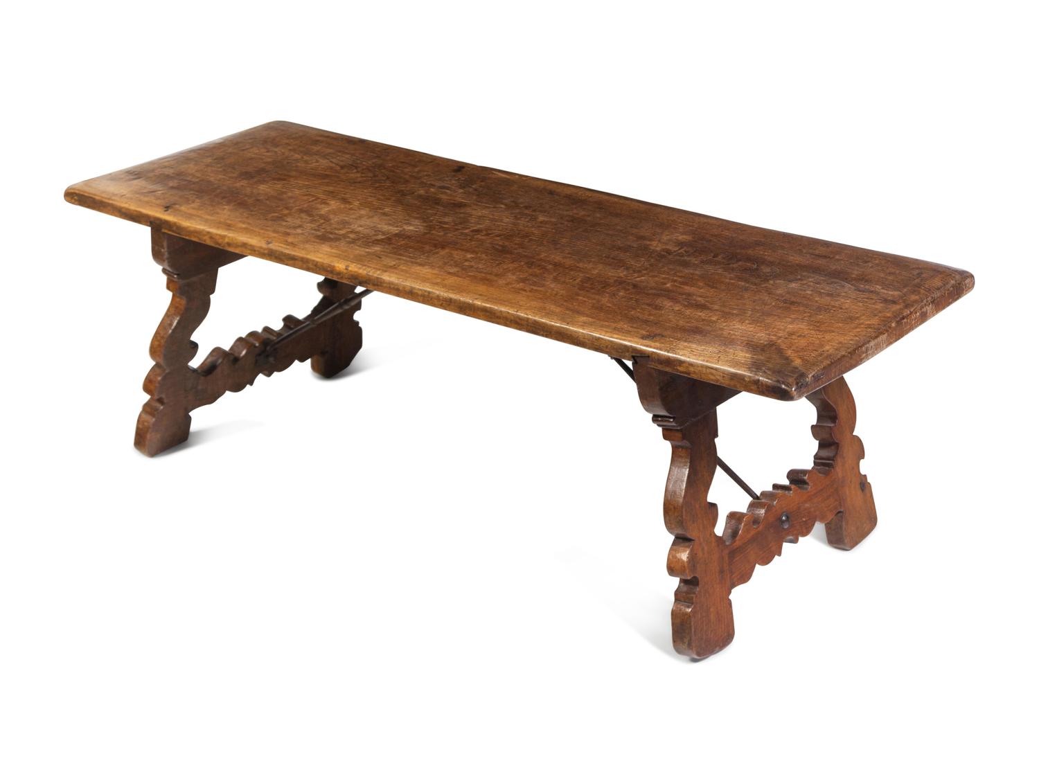 A Spanish Baroque Walnut Low Table