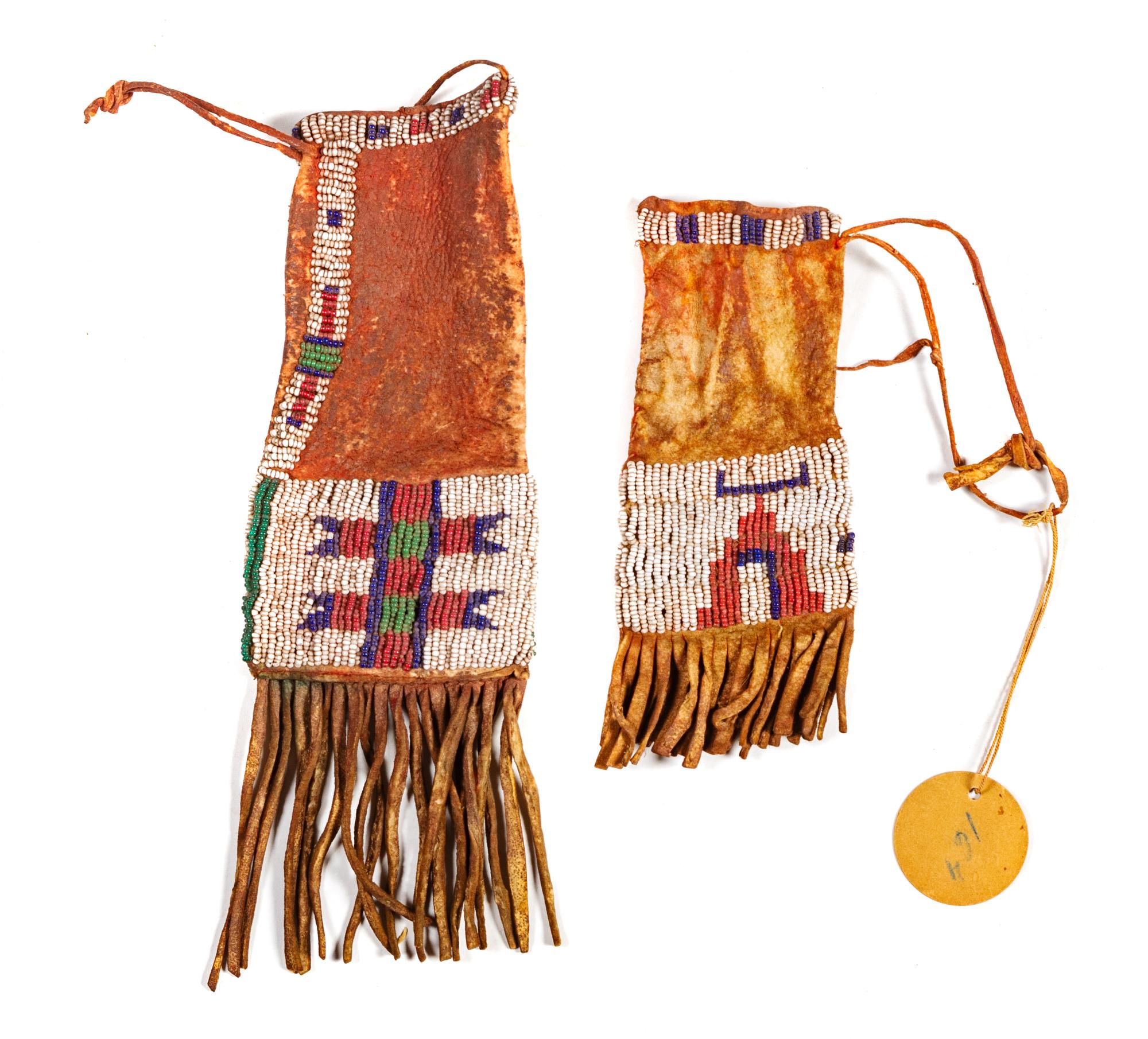 Group of Two Sioux Paint Bags