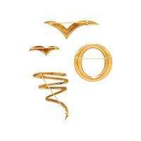 TIFFANY AND CO., COLLECTION OF YELLOW GOLD BROOCHES