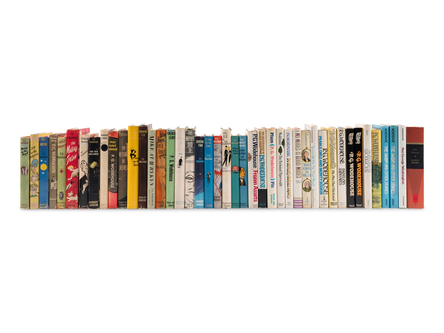 WODEHOUSE, P.G. (1881-1975). A group of 43 works, primarily published in the 1950s through the 1970s, including: