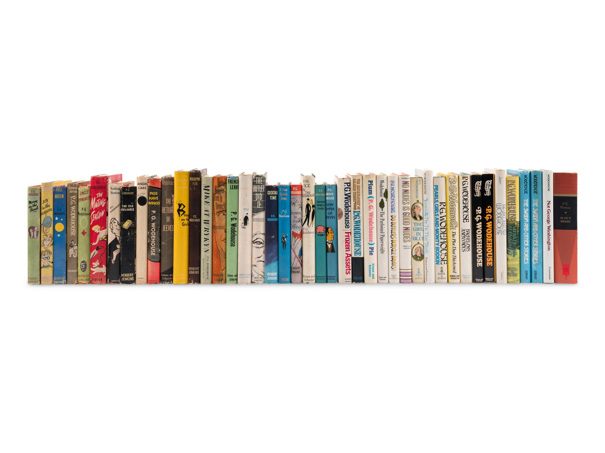 WODEHOUSE, P.G. (1881-1975). A group of 43 works, primarily published in the 1950s through the 1970s, including: