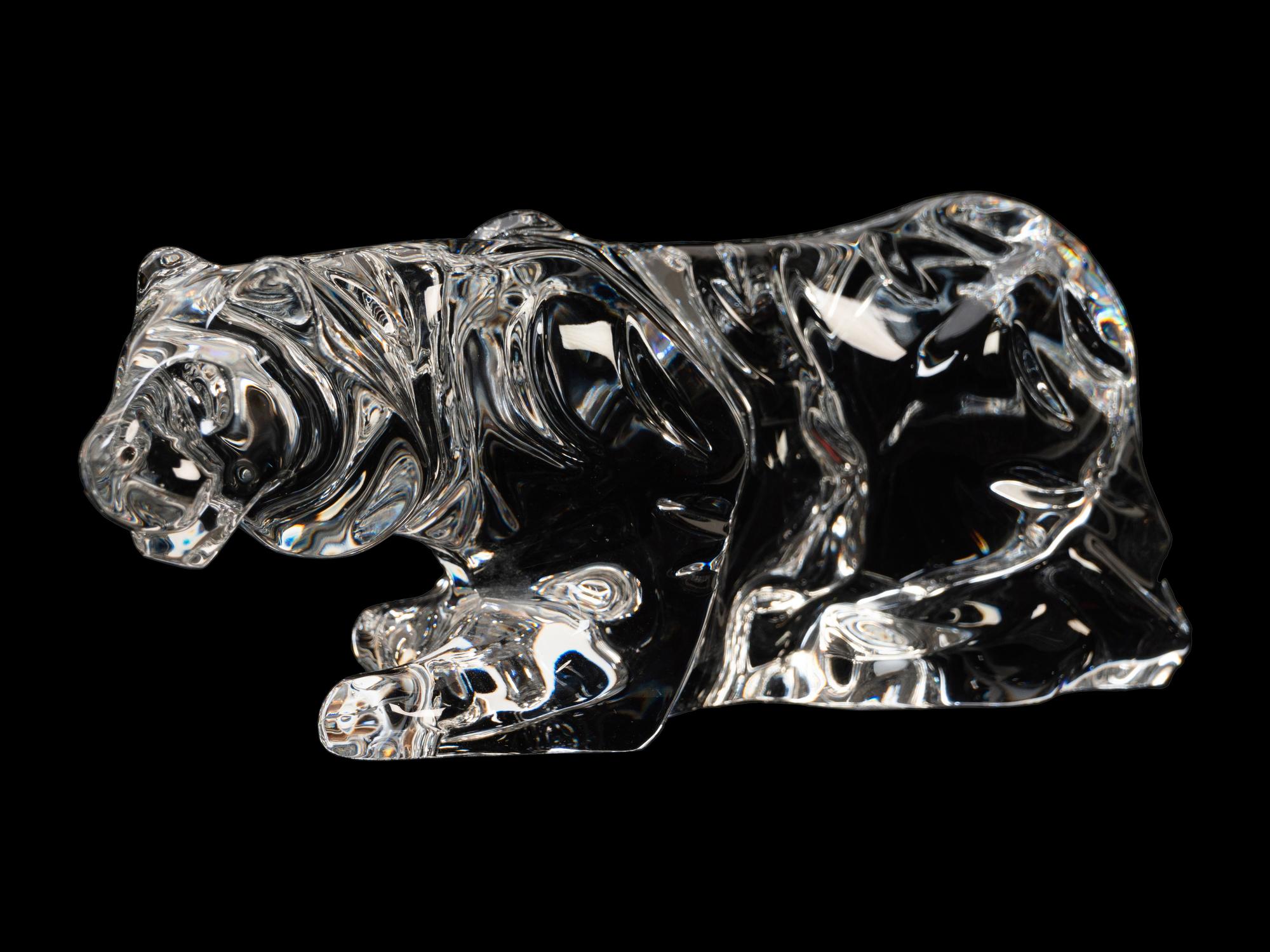 (History) Baccarat crystal tiger.