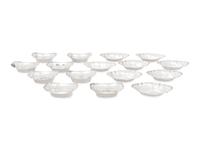 Sixteen American Silver Nut Dishes