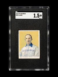 A 1910 Tip Top Bread Fred Clarke Baseball Card (SGC 1.5)
