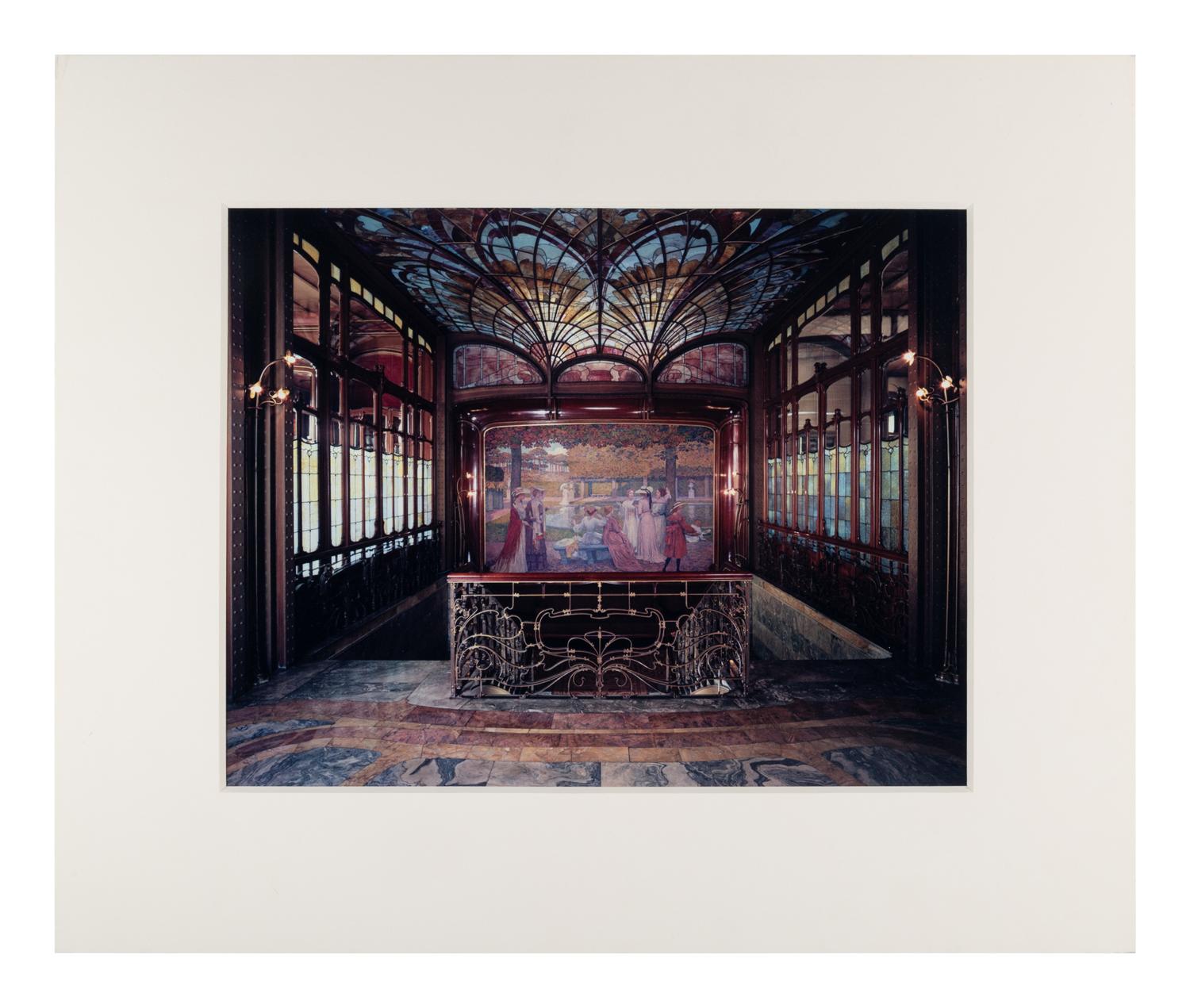 Evelyn Hofer (1922-2009) 260, Villa Stuck, Munich, 1984 ; and Maison Solvay Bruxelles, 1985