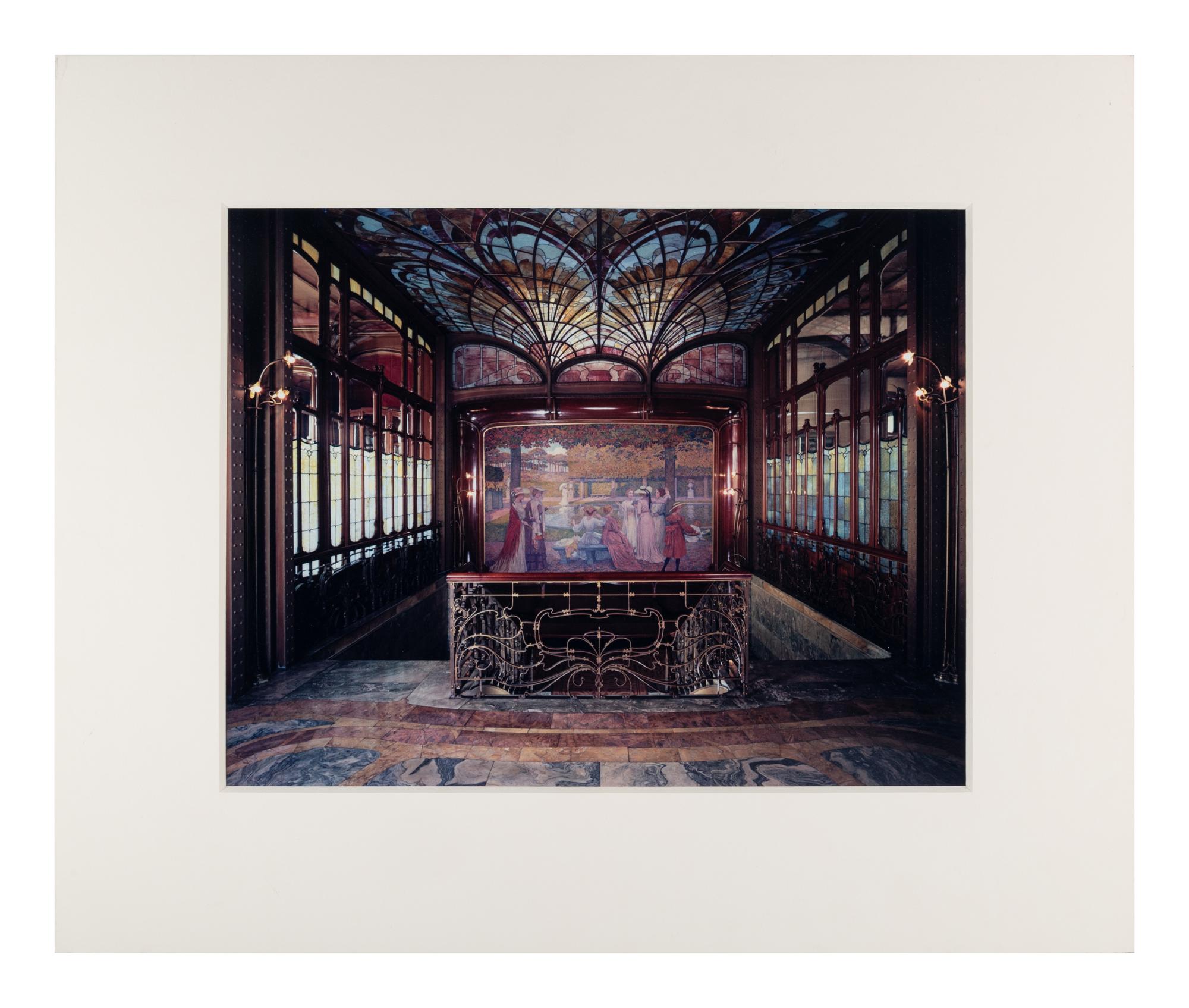 Evelyn Hofer (1922-2009) 260, Villa Stuck, Munich, 1984 ; and Maison Solvay Bruxelles, 1985