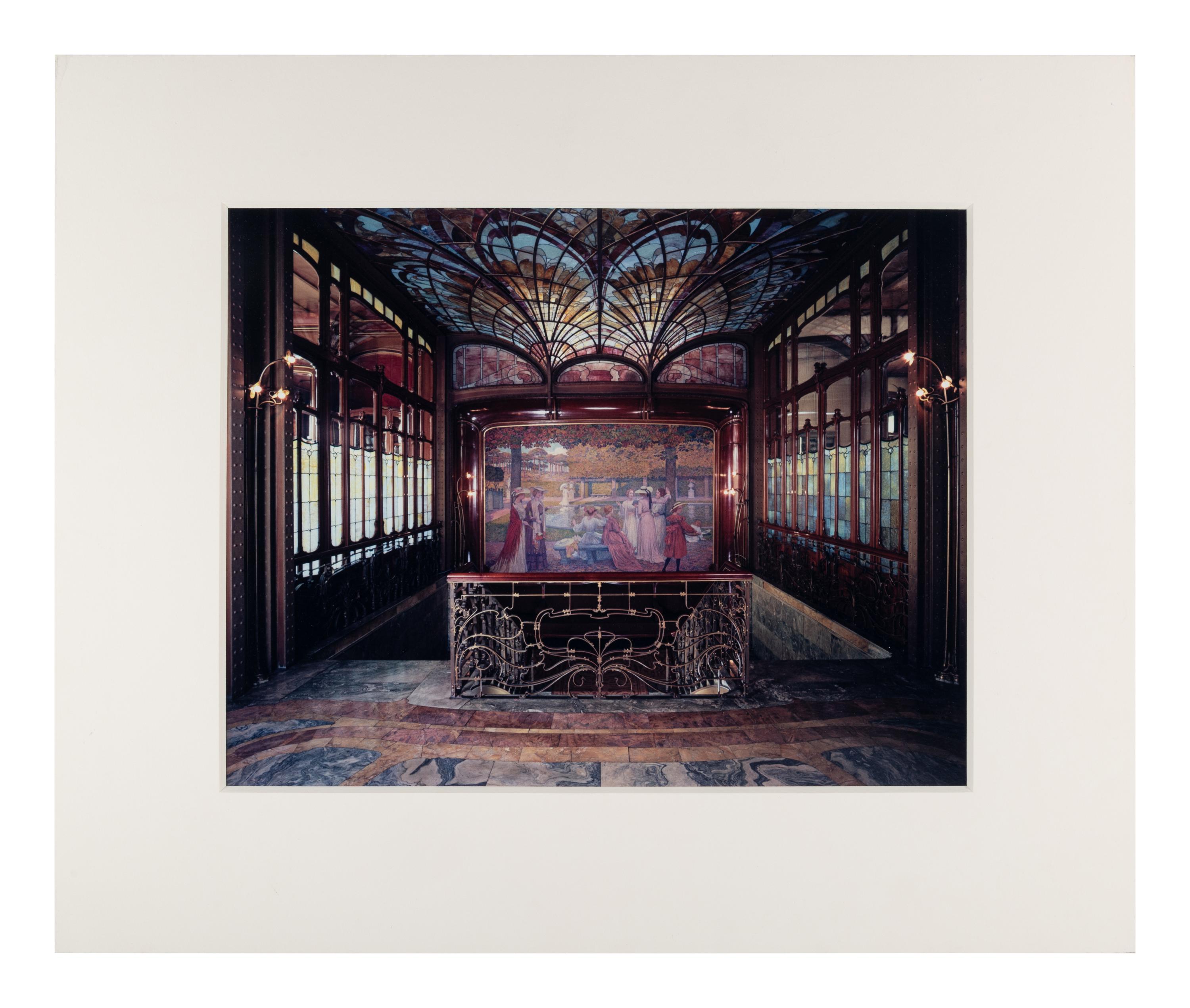 Evelyn Hofer (1922-2009) 260, Villa Stuck, Munich, 1984 ; and Maison Solvay Bruxelles, 1985