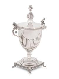 An Italian Silver Covered Sugar