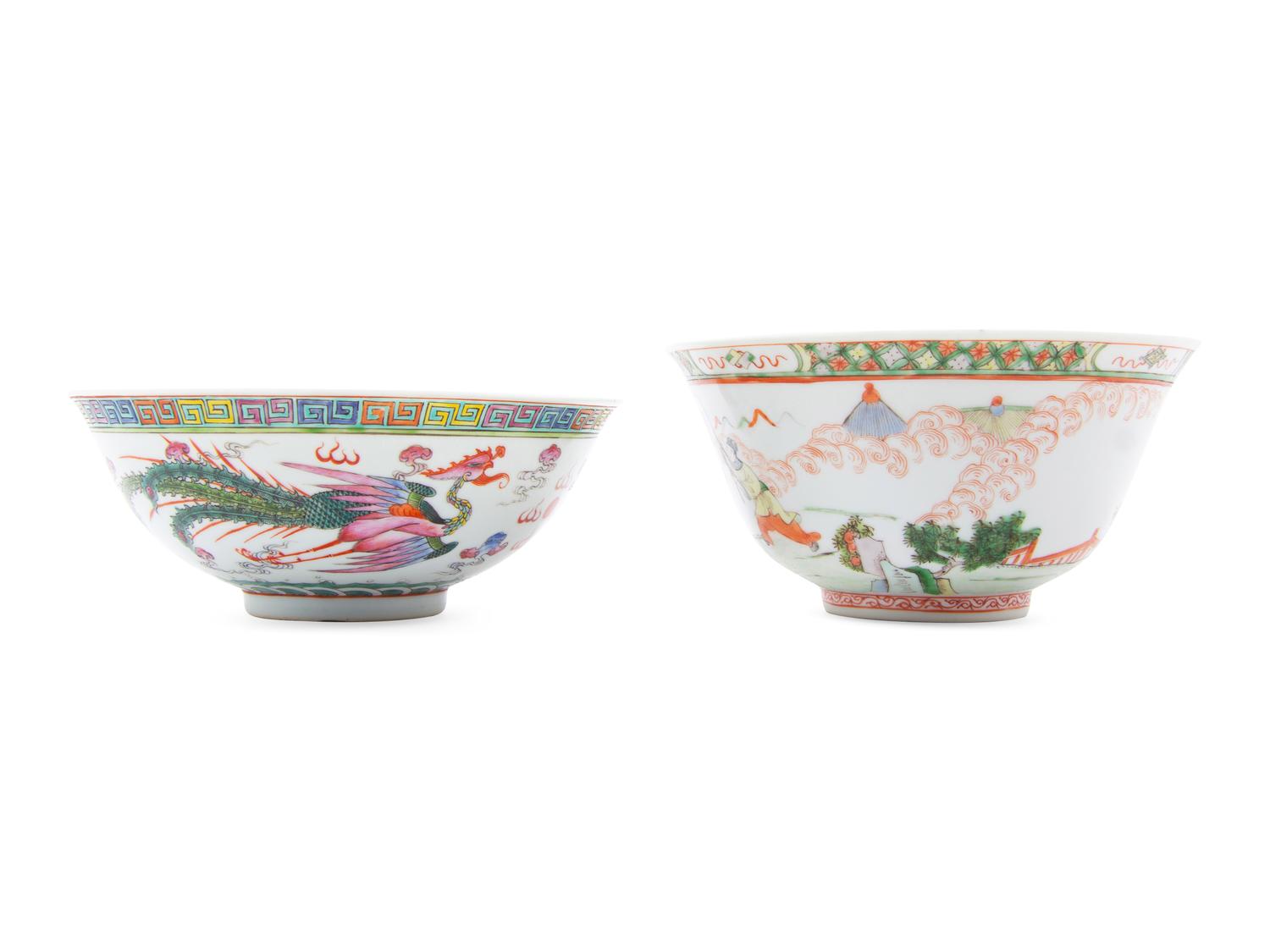 Two Chinese Porcelain Bowls
