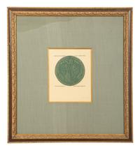 A Suite of Eight Gilt Framed Prints of Ancient Mirrors