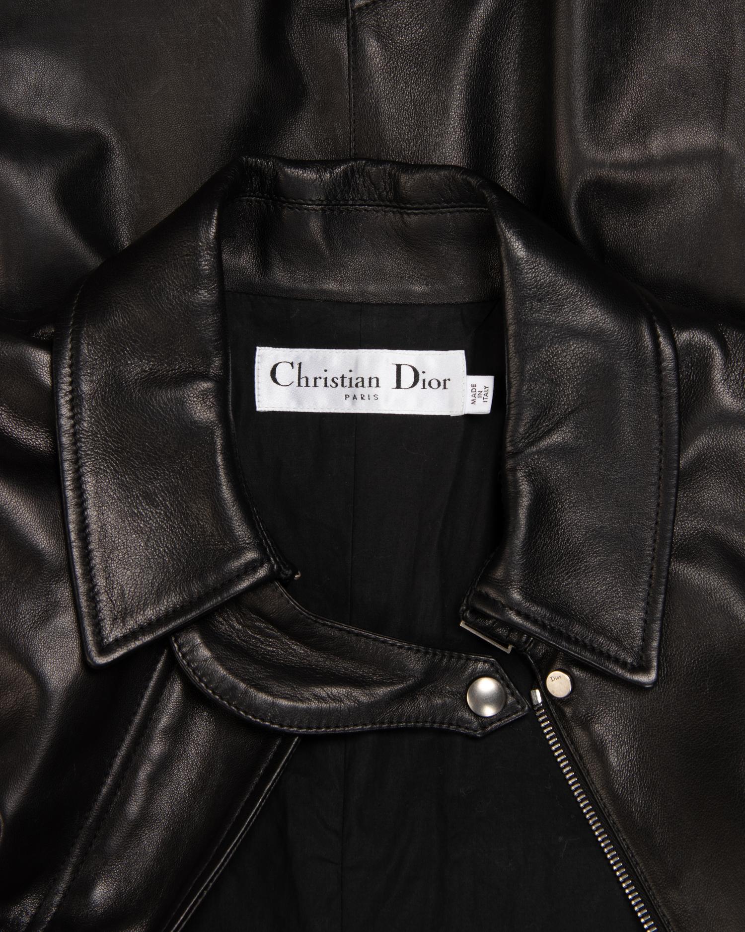Christian Dior Lambskin Leather Trench Coat