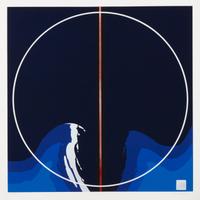A pair of prints ( Earth Series, Red; Earth Series, Blue ), 19791981