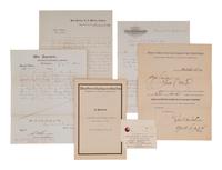 [WESTERN AMERICANA -- CIVIL WAR -- LINCOLN]. Papers of Captain Joseph Claypoole Clark, 4th US Light Artillery, Battery E, WIA Antietam, including frontier and Civil War correspondence, photography, and appointment signed by Lincoln as President.
