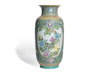 A Chinese Famille Rose Porcelain Vase
