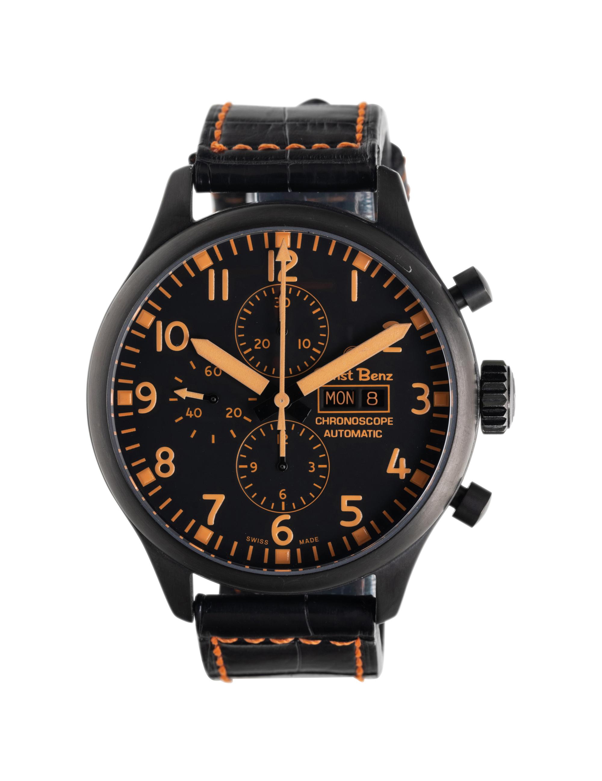 ERNST BENZ, REF. GC10176 STAINLESS STEEL 'CHRONOSCOPE PVD' WATCH