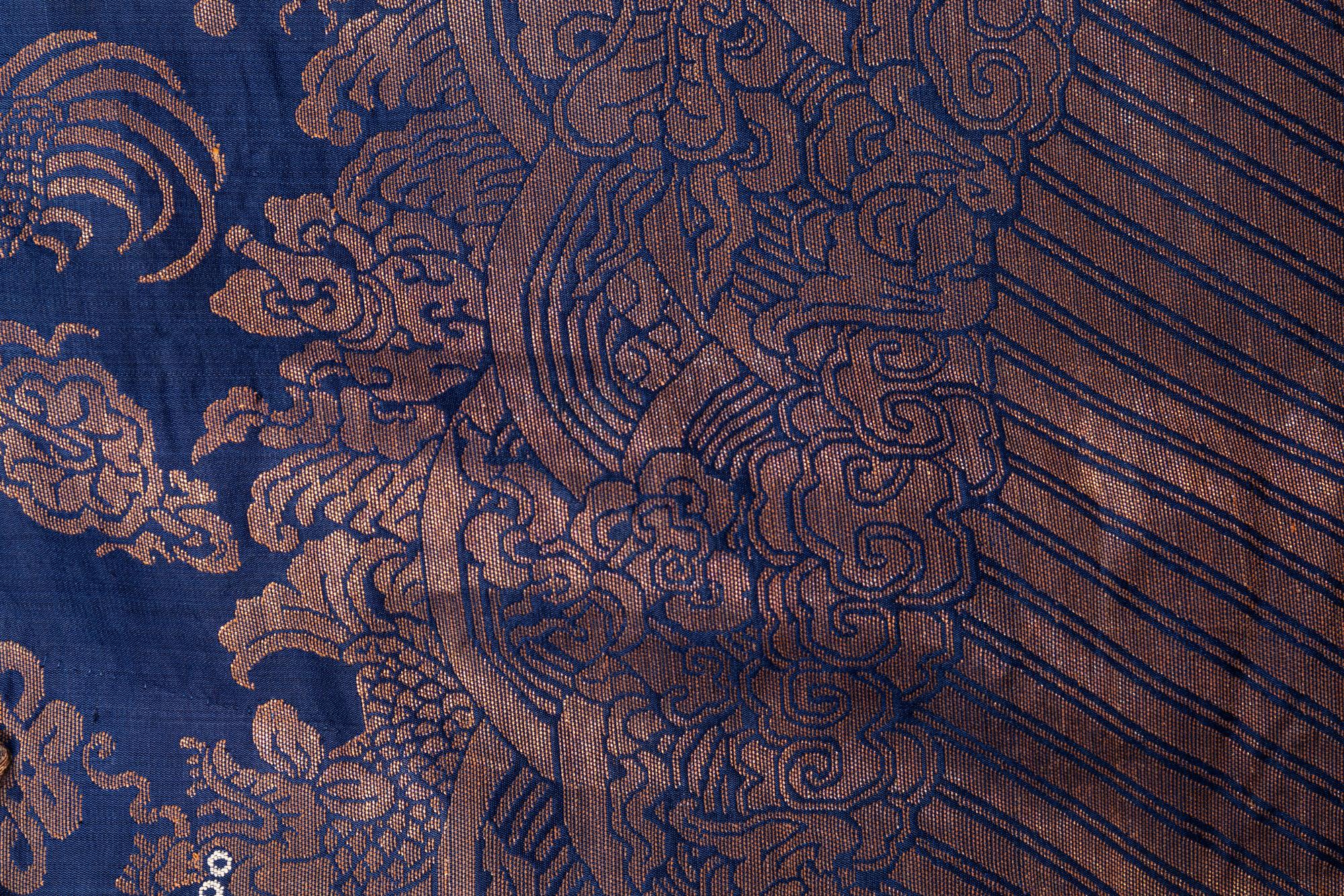 Two Blue Ground Dragon Robes, Jifu