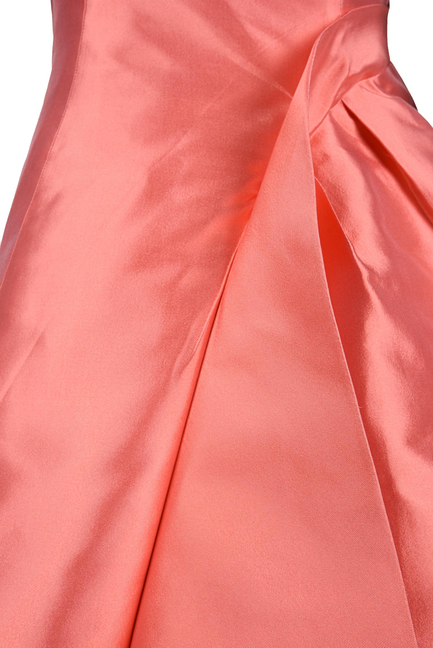 Four Designer Dresses: Two Oscar de la Renta, One Balenciaga, and One Christian Dior, 2000s