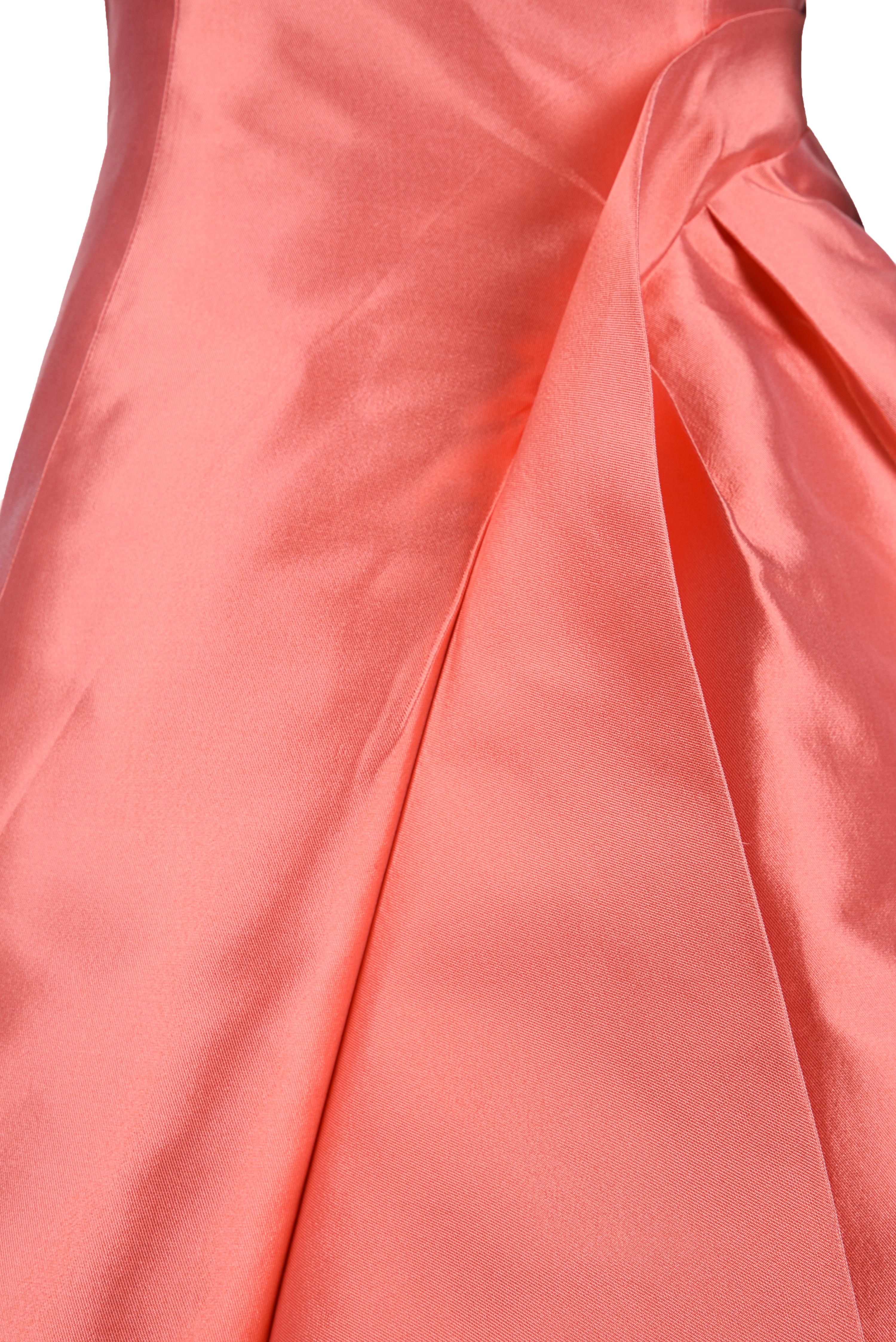 Four Designer Dresses: Two Oscar de la Renta, One Balenciaga, and One Christian Dior, 2000s
