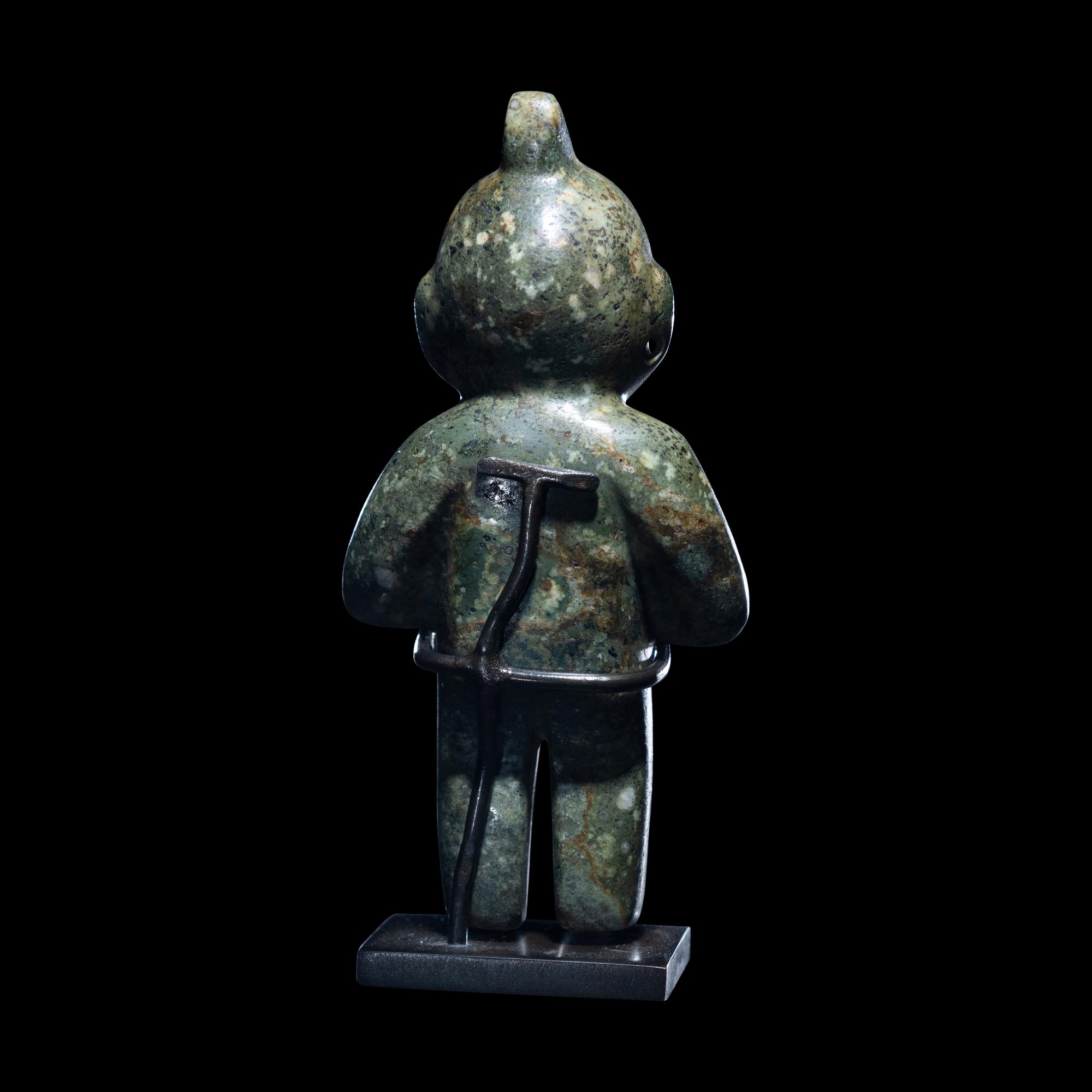 An Olmec Jade Transformation Figure