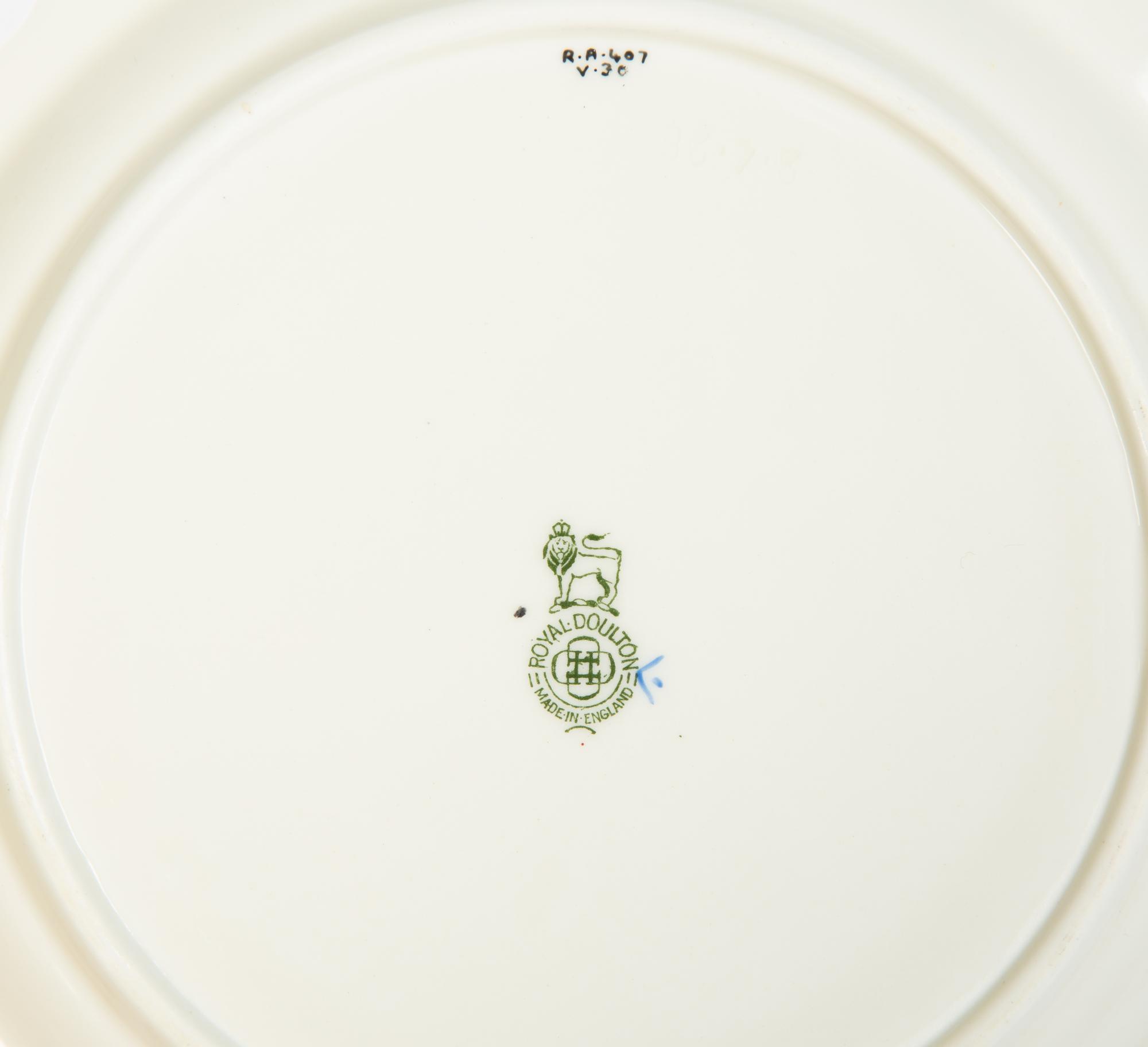 Eleven Royal Doulton Porcelain Plates