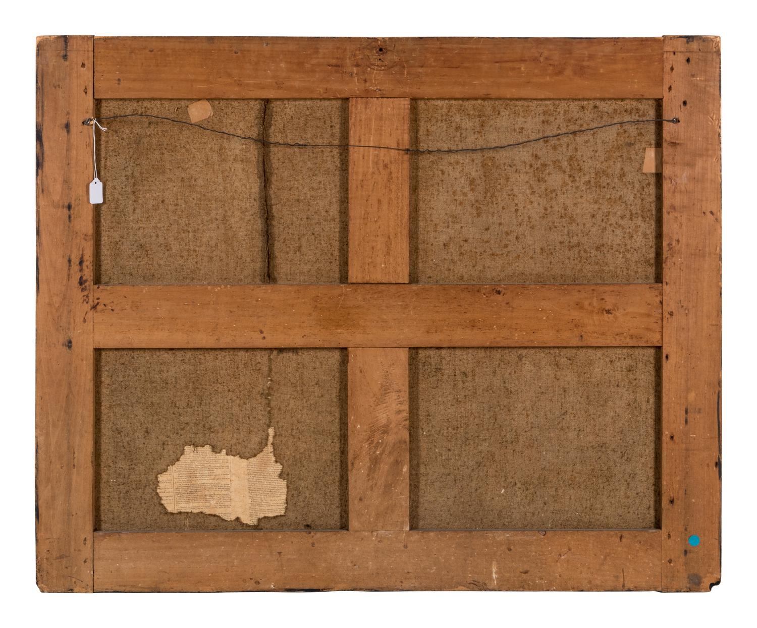 A French Papier Peinte Fireboard