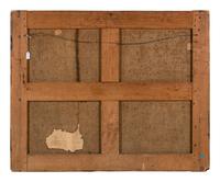 A French Papier Peinte Fireboard