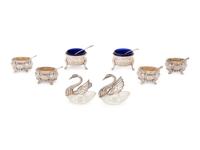 A Group of Silver Salt Cellars
