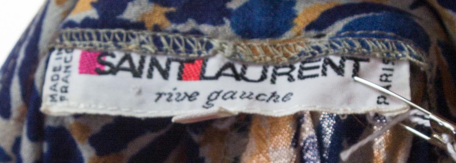 An Yves Saint Laurent Multicolor Wool Skirt, Size 38.