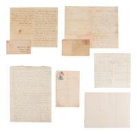 [CIVIL WAR]. A group of 10 war-date letters, including 8 soldier's letters.