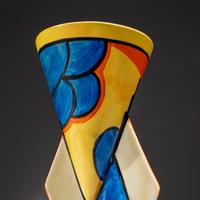 Clarice Cliff (English, 1899–1972) — Sunray pattern Yo Yo Vase