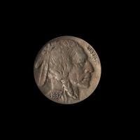 A United States 1937-D Buffalo: 3 Legs 5c Coin