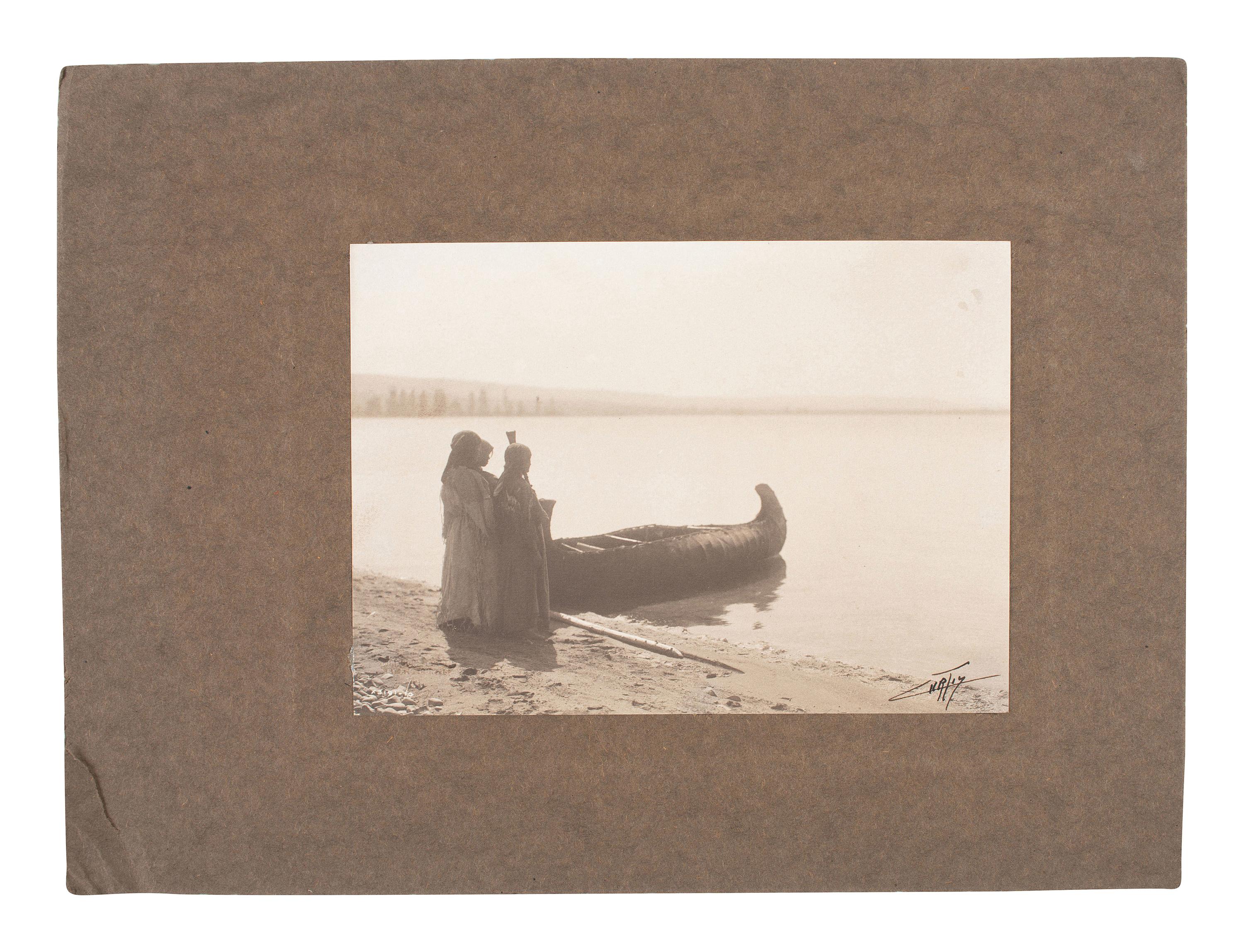 [NATIVE AMERICANS]. CURTIS, Edward S. (1868-1952), photographer. Flathead Girls (Kutenai Girls). 1910.
