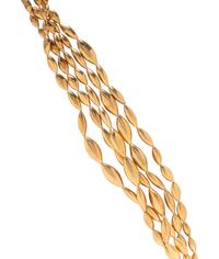 YELLOW GOLD MULTISTRAND NECKLACE
