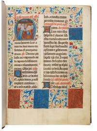 WORKSHOP OF THE MASTER OF THE MISSAL OF TRAVAILLOT (active c. 1480–1500) Missal, in Latin, illuminated manuscript on parchment [France, Chaumont and Langres, c. 1482–1497]