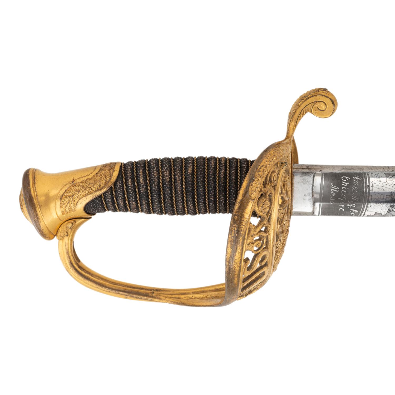 Fine US Model 1850 Staff & Field Officers Sword by Ames