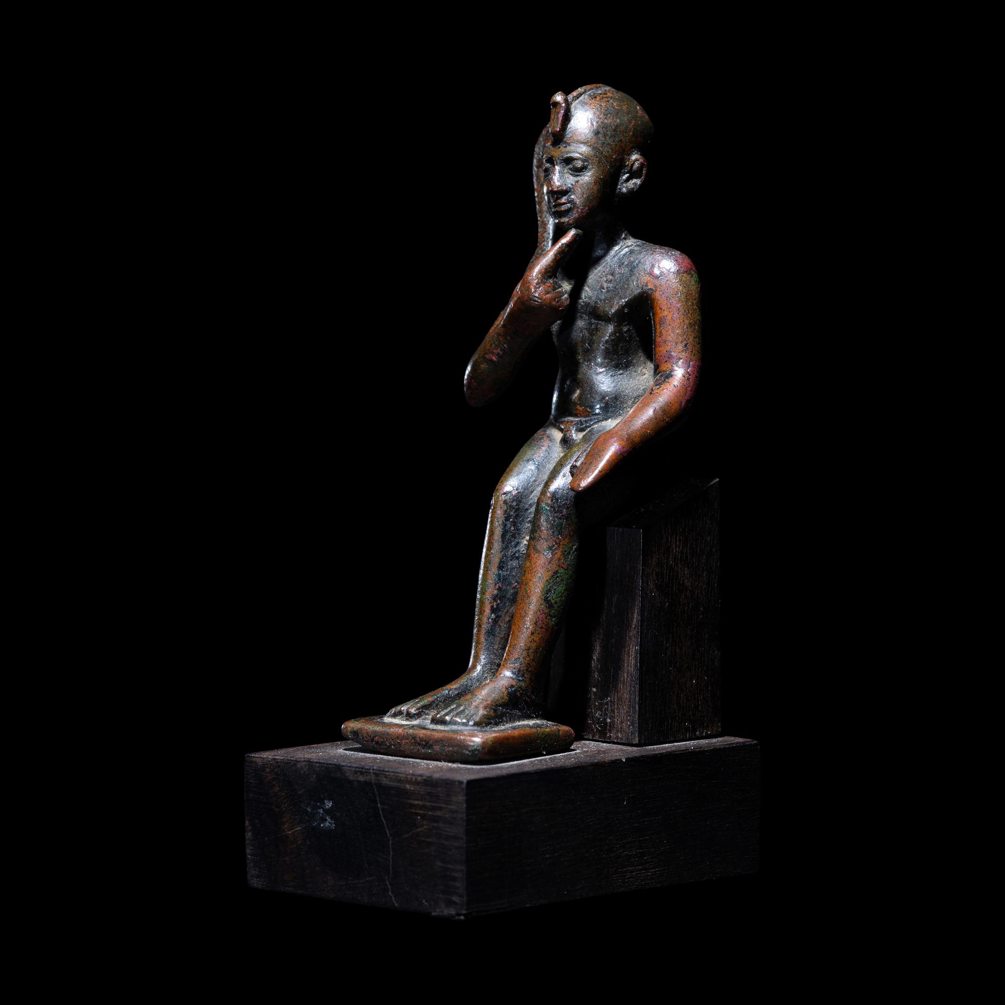 An Egyptian Bronze Harpocrates