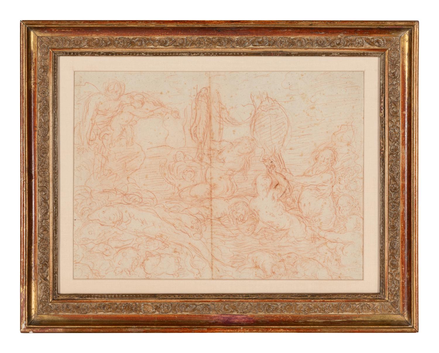 Nereus and Attendants (a double-sided work)