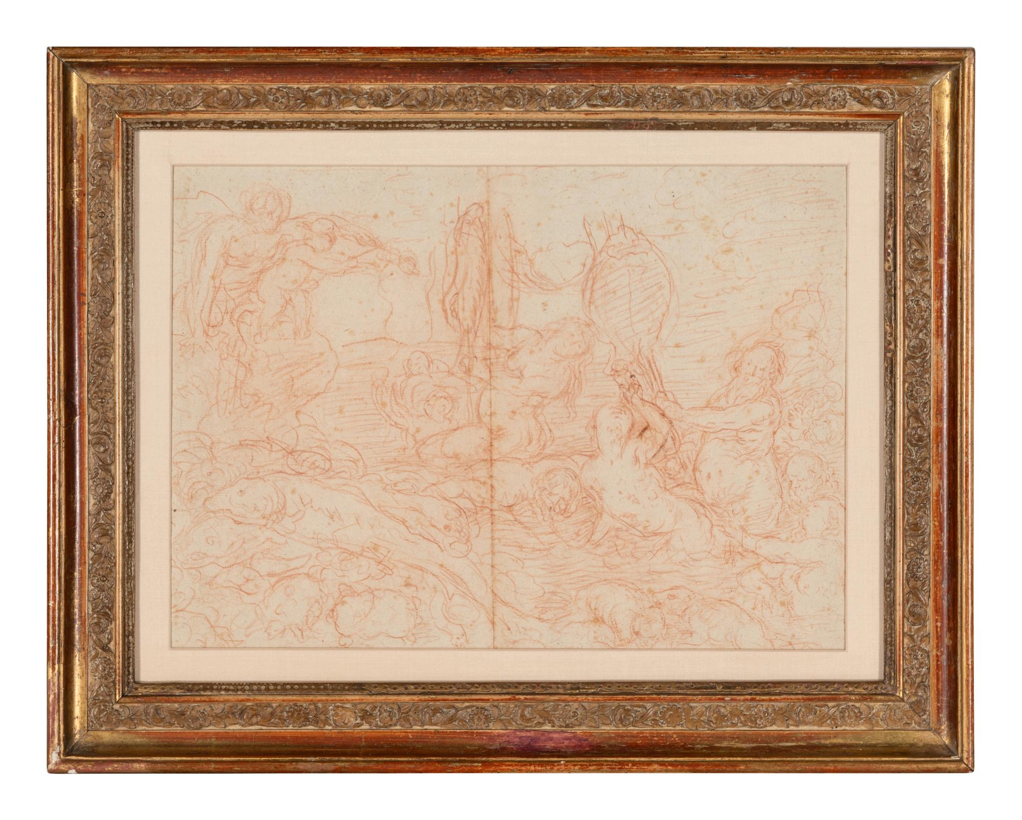 Nereus and Attendants (a double-sided work)